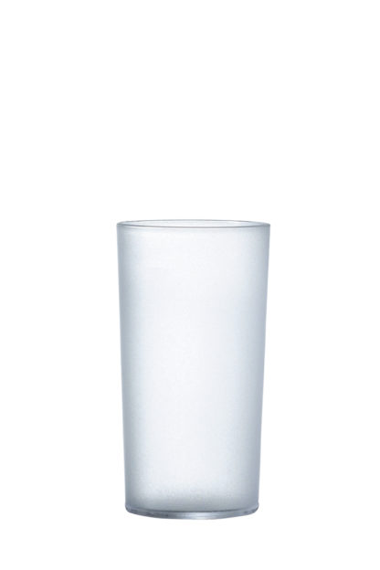 Vaso tubo hiball 28cl frosted irrompibles policarbonato.