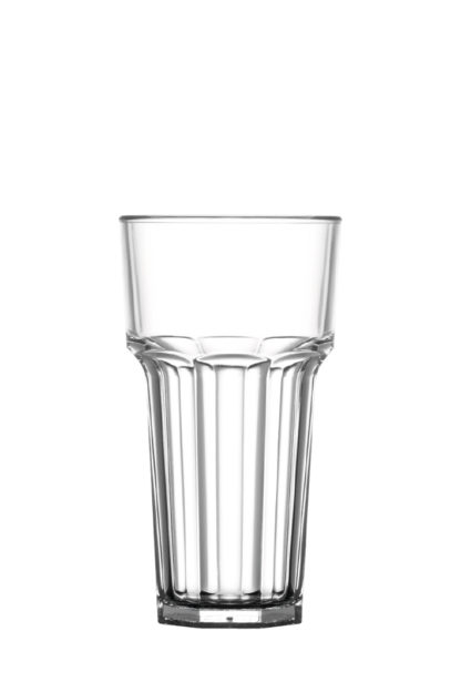 Tumbler tall drink glass 12oz 34cl premium unbreakable polycarbonate plastic glass from Barcompagniet