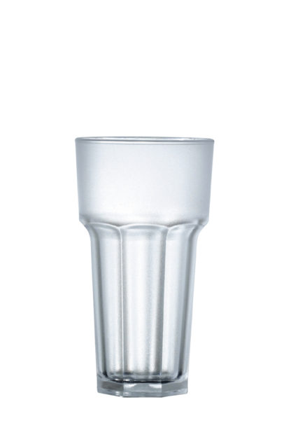 Tumbler tall drink frosted glass 12oz 34cl premium unbreakable polycarbonate plastic glass from Barcompagniet